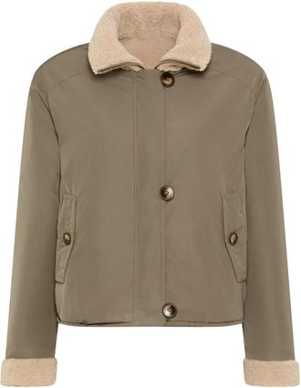 Fuchs Schmitt Jacke Webpelz - Dames - Jassen - Beige - 2XL - Jassen