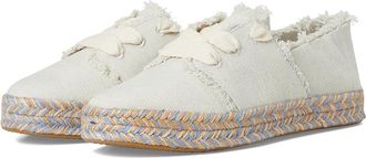 Toms Carolina Lace-Up Womens Flat Shoes White Onyx : 7.5 B - Medium, Cotton