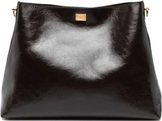 Dolce & Gabbana Umh&auml;ngetasche mit Logoplakette