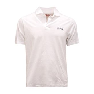 MC2 Saint Barth Polo Shirts, male, White, Size: 2XL Brighton Polo Shirt