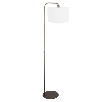 Steinhauer Steinhauer - L&aacute;mpara De Pie - Stang - Bronce - Metal Textil