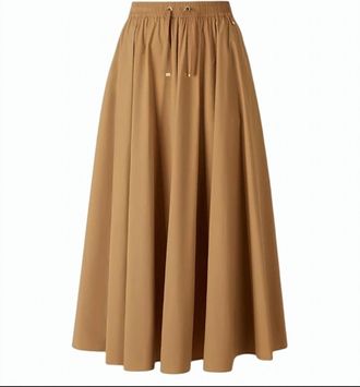 Herno Midi Nylon Drawstring Pocket Skirt