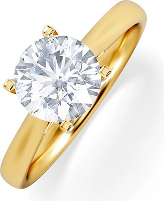 The Diamond Store 1.50ct Diamond Engagement Ring Grace Lab F/VS1 IGI Certified 18K Gold