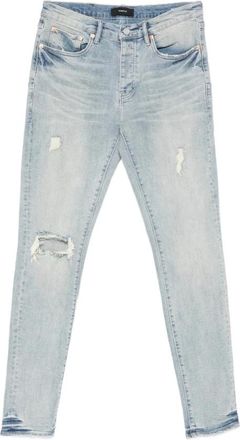 Purple Slim-fit Jeans - Heren - Slim Fit Jeans - Blauw - W40 - Jeans
