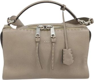 Fendi Pre-owned Handbags, female, Gray, Size: ONE SIZE Pre-owned Vintage Handbag