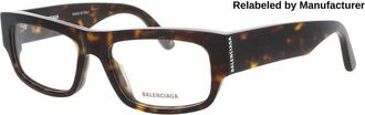Balenciaga Mens Brown Rectangular Eyeglass Frames BB0304O00253R
