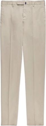 Incotex Slim Fit Chino Broek - Heren - Chinos - Beige - M - Katoen - Broeken