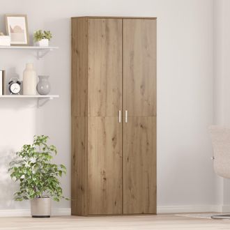 Berkfield Home Highboard Artisan Oak 70x35x180 cm Engineered Wood in Brown | Size: 70 x 35 x 180 cm