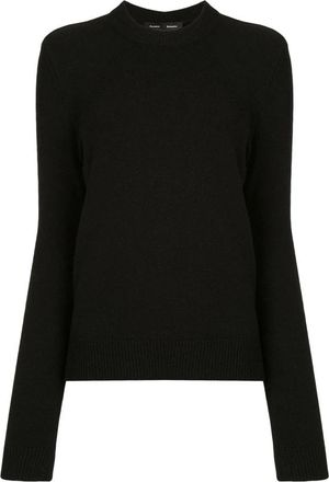 Proenza Schouler Zwarte Kasjmier Casual Trui - Dames - Cashmere truien - Zwart - M - Kasjmier - Truien & Vesten