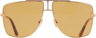 Tom Ford Eliott Brown Pilot Unisex Sunglasses FT1307 30E 59