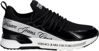 Versace Jeans Couture Schoenen, Dames, Zwart, 38 EU, Sneakers