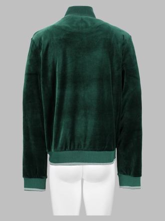 Casablanca Velvet Zip Jacket - Green