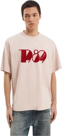 1989 STUDIO Roze T-shirt en Polo Collectie - Heren - T-shirts - Roze - M - Tops