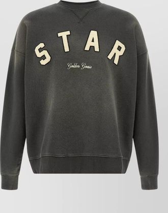 Golden Goose cotton oversized crewneck sweatshirt