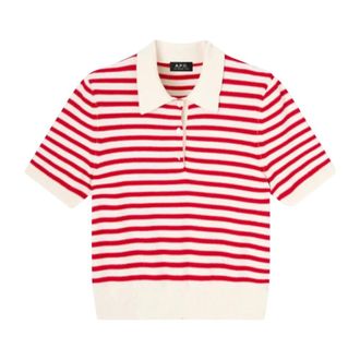 A.P.C. A.p.c. - Ruby Polo - Dames - Tops - Veelkleurig - Maat: S Katoen