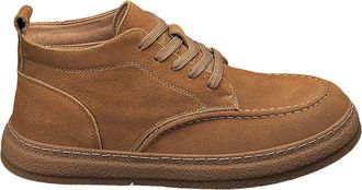 Generic Ankle Boots for Men, Casual Trainers Lace Up Sneakers High Top Flats Shoes Comfortable Walking Trainer Retro Fashion Sport Shoe Breathable Trekking Sh