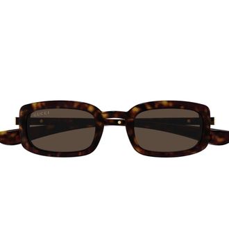 Gucci Gg 1943S Zonnebril - Heren - Zonnebrillen - Bruin - 47 MM - Accessoires