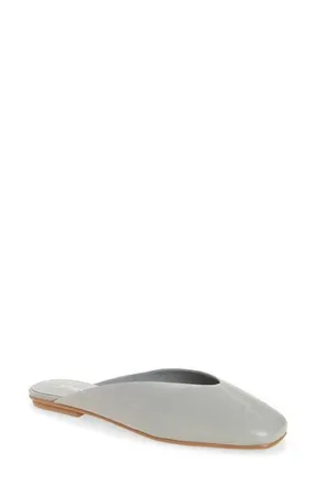 Jeffrey Campbell Advocate Square Toe Mule in Dusty Blue at Nordstrom, Size 7.5