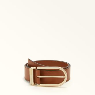 Furla Camelia Cintura Fissa Cognac H Marrone Pelle Di Vitello Morbida Donna