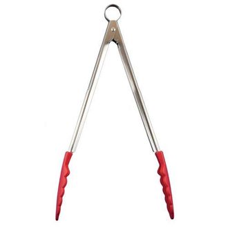 Cuisipro 12 Inch Silicone Locking Tongs in Red at Nordstrom