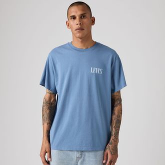 Levi's Relaxed Fit Graphic Tee - Mens - L - Blue