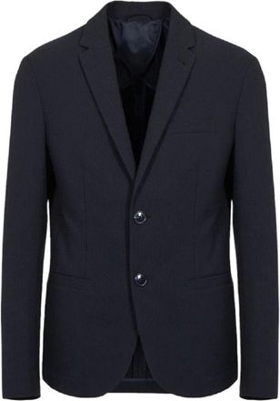 A|X Armani Exchange Stretch Viscose Blend Blazer - Heren - Blazers - Blauw - 2XL - Katoen - Jassen
