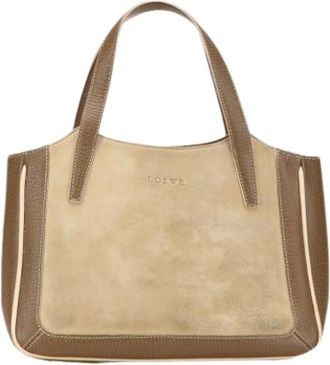 Loewe Pre-owned Handbags, female, Brown, Size: ONE SIZE Pre-owned Leather handbags