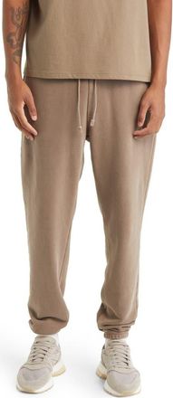 Elwood Core Organic Cotton Brushed Terry Sweatpants in Vintage Brown at Nordstrom, Size Xx-Large