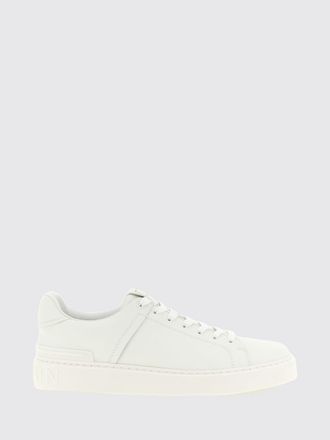 Balmain B-Court Bicolour Smooth Calf Leather Trainers