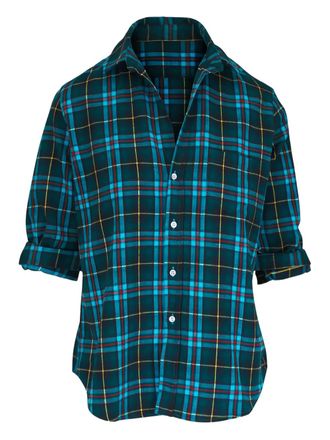 Frank & Eileen Eileen plaid blouse - women - Cotton - S - Green