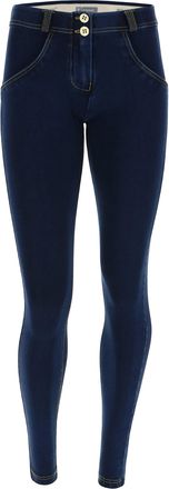 Freddy Pantalone WR.UP superskinny vita e lunghezza regular in jersey denim scuro