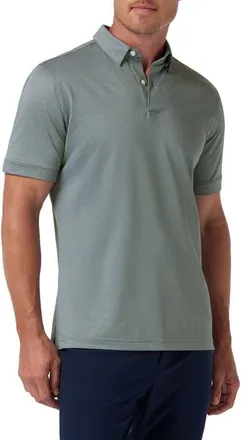 Mizzen+Main Halyard Trim Fit Performance Polo in Hemlock Block Dot at Nordstrom, Size Xx-Large