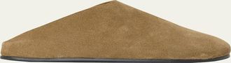 The Row Mens Hudson Suede Mules