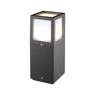 Rossini Illuminazione Lampada Da Terra Oliver Bollard Antracite Con Attacco E27 Ip65 26cm - Rossini Group, Apparecchio Per Esterno Versatile In Alluminio