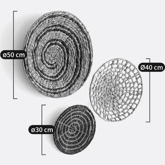 La Redoute Interieurs Set van 3 wanddecoraties, Aslal