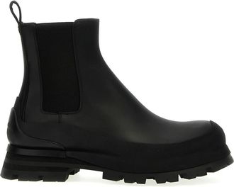 Alexander McQueen Wander Chelsea Boot - Heren - Chelseaboots - Zwart - 40 EU - Leer - Schoenen