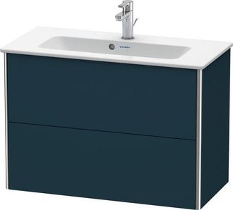 Duravit Mueble De Ba&ntilde;o Duravit Xsquare Compact 560x810x388mm Azul Medianoche Semibrillante