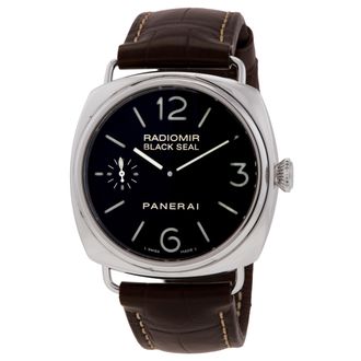 Officine Panerai Pre-owned Panerai Radiomir Black Seal Hand Wind Mens Watch PAM00183