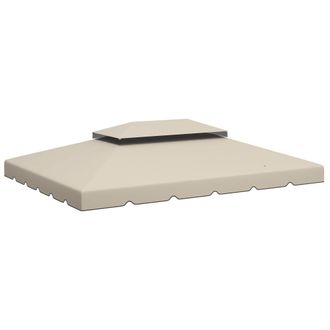 OUTSUNNY Techo de repuesto 400x300 cm beige