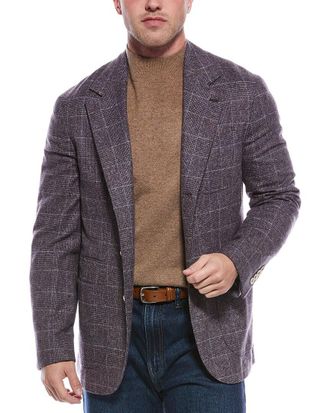 Brunello Cucinelli Silk & Wool-Blend Blazer