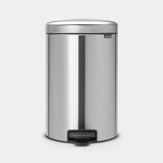 Brabantia Cubo Pedal New Icon Acero Mate Anti-huellas 20 L