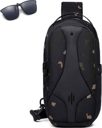 Generic Multipurpose Waterproof Sling Bag for Men,Large Capacity Sport Casual Shoulder Bag,Outdoor Travel Anti-Theft Crossbody Bags