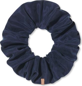 Lunya Washable Silk Classic Scrunchie in Deep Blue at Nordstrom, Size One Size Oz