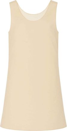 Rosetta Getty scoop-neck tunic top - women - Polyamide/Elastane - L - Neutrals