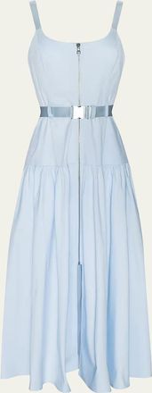 L'agence Rima Belted Midi Dress