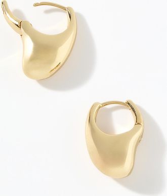Simons Womens Asymmetric teardrop earrings