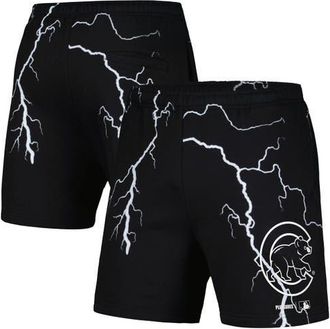 Pleasures Mens PLEASURES Black Chicago Cubs Lightning Shorts at Nordstrom, Size Small