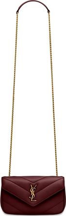 Saint Laurent Loulou kleine schoudertas - Rood