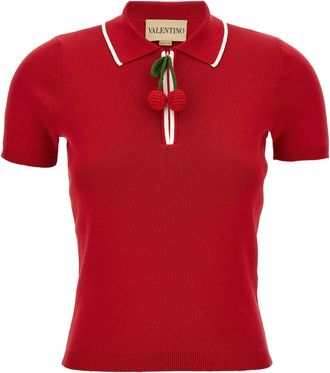 Valentino Garavani Cherryfic Tops Red