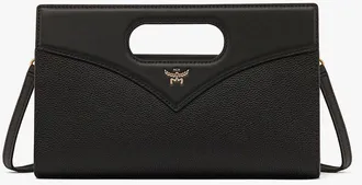 MCM Diamond Tote In Embossed Leather